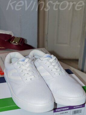 Women's‎ Tretorn Chelsea Casual Sneakers Gray Memory Foam Shoes
